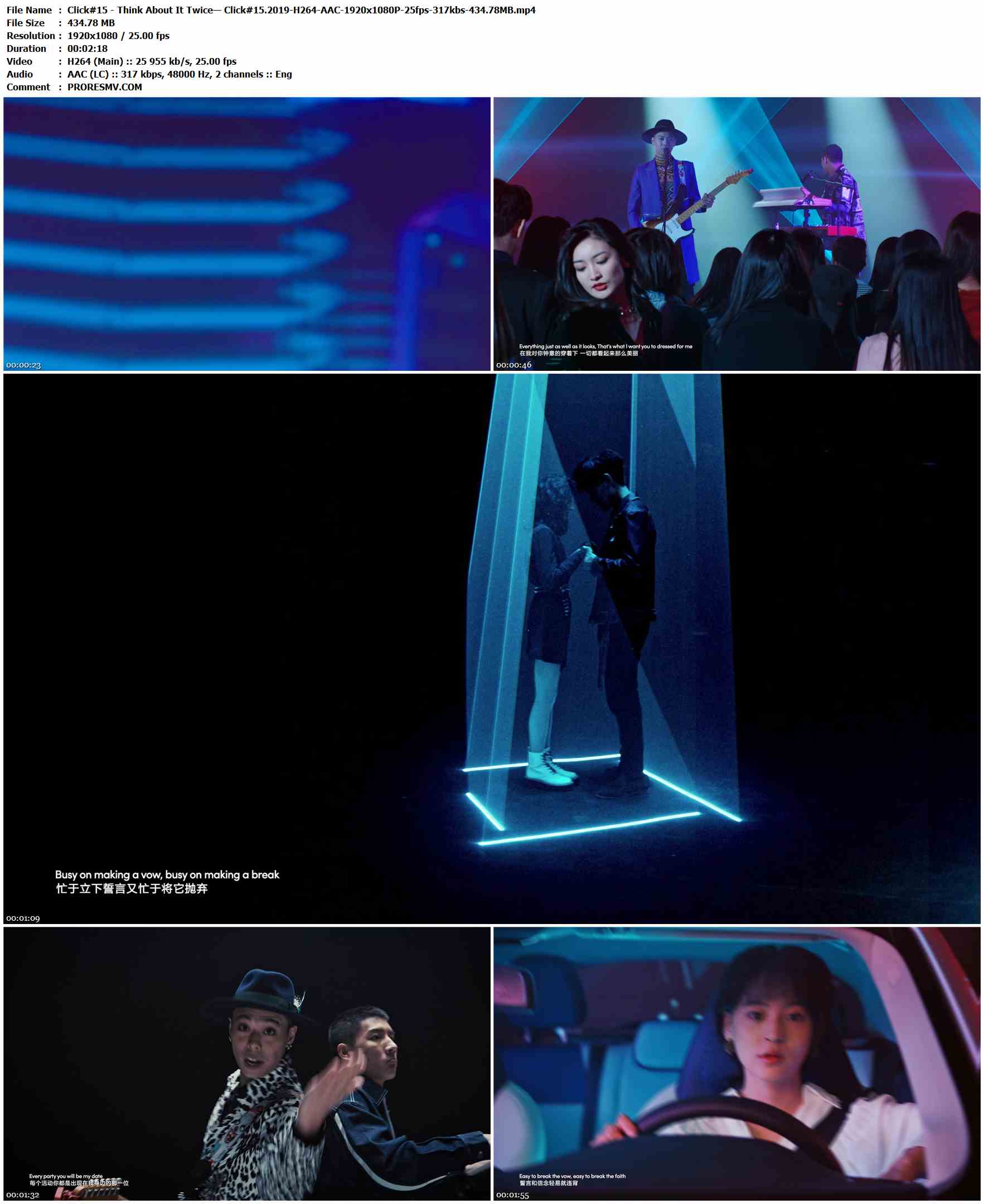 Click#15 - Think About It Twice.2019-H264-AAC-1920x1080P-25fps-317kbs-434.78MB官方MV_高清MV